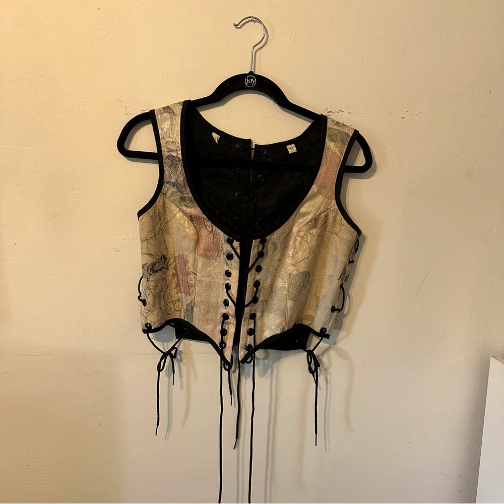 Renaissance Faire Corset in Double sided prints